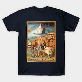 Power of the Heavens, Medieval Illumination from Petrarch's Poem T-Shirt